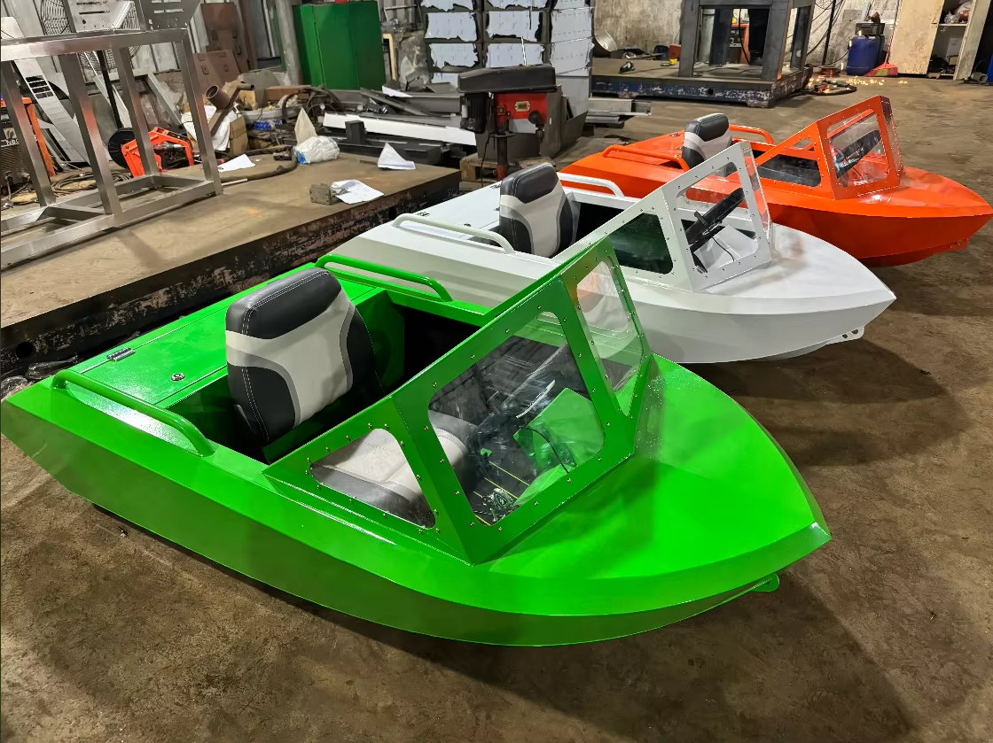 New Arrival Aluminum Powered Electric Jet Boat with Inboard Engine Speed Boat Mini Jet Boat