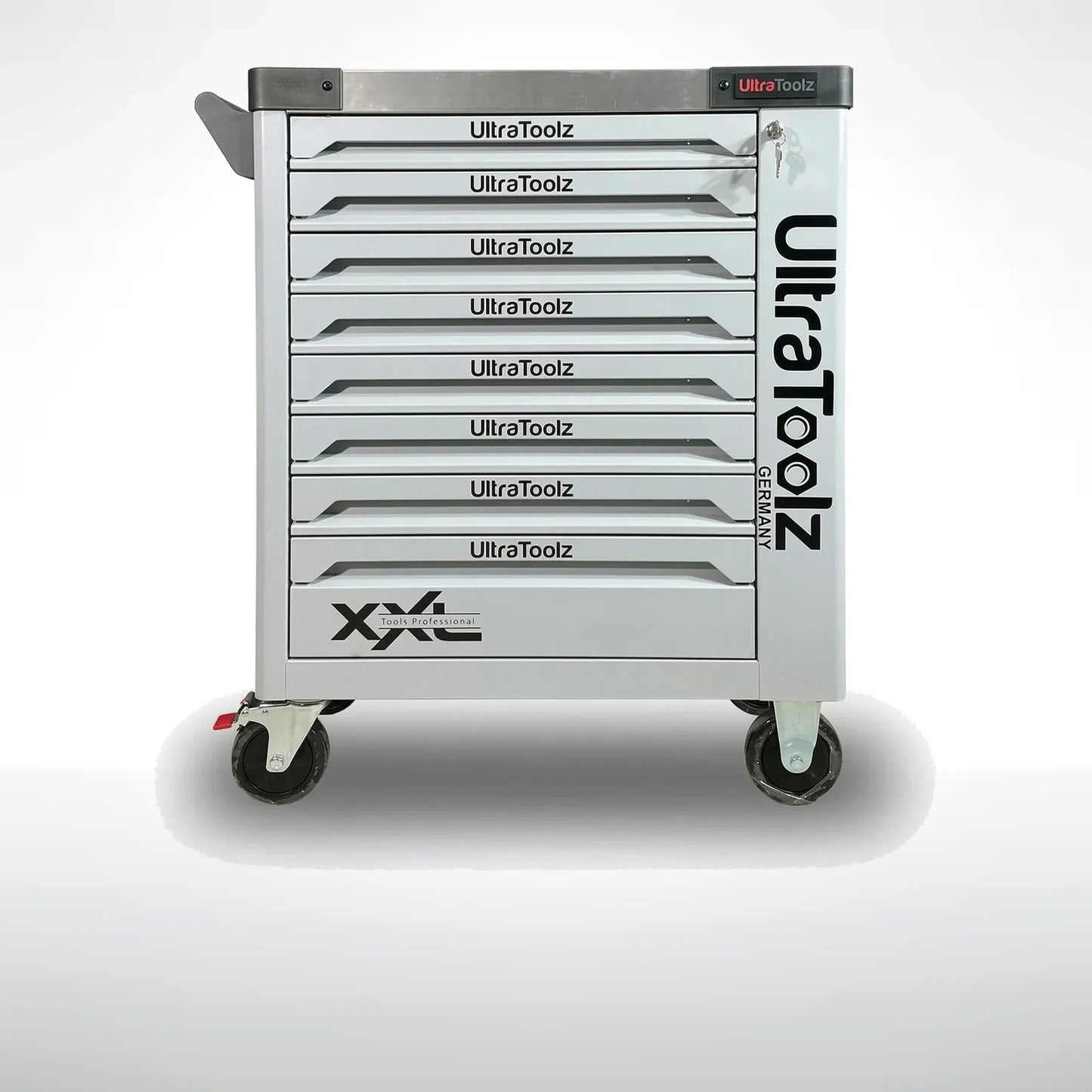 UltraToolz 8/8 – Tool trolley with tools, 8 drawers, 291 pcs