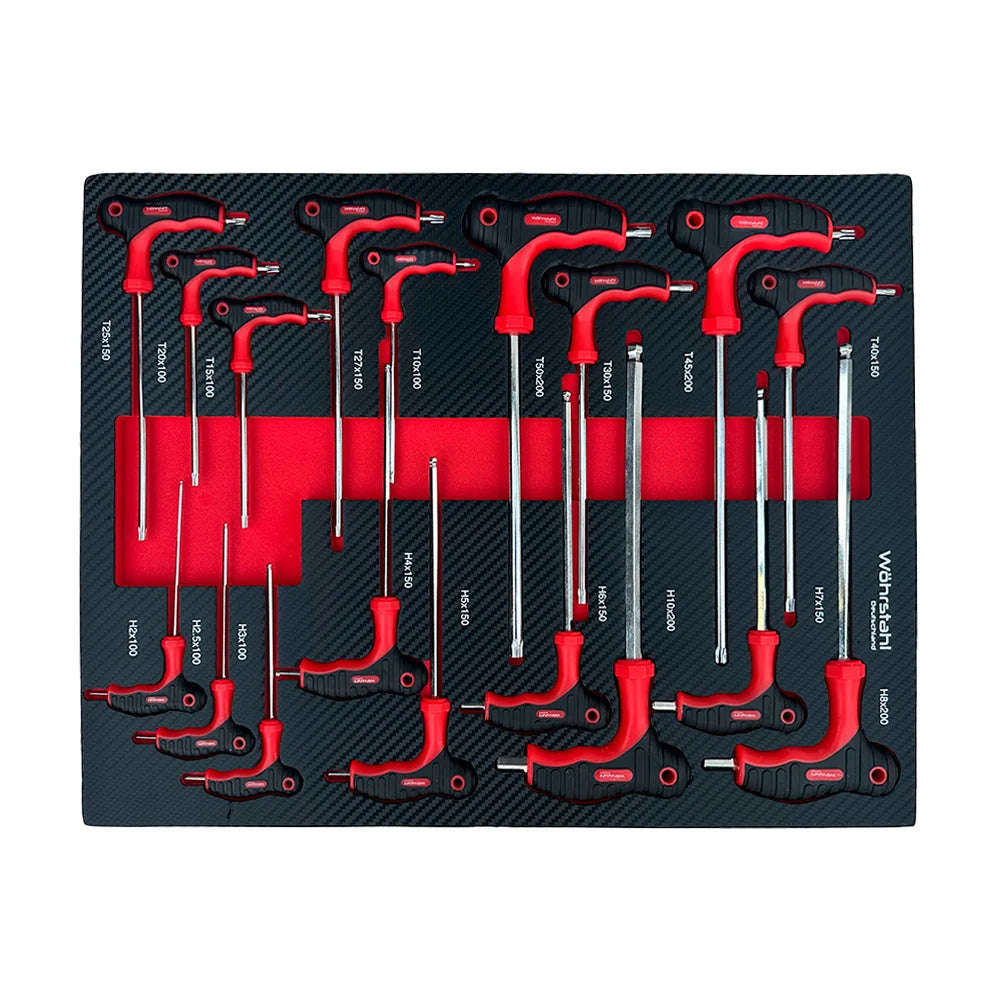 Wöhrstahl 10/12 – Tool trolley with tools, 12 drawers, 350 pcs Cr-V