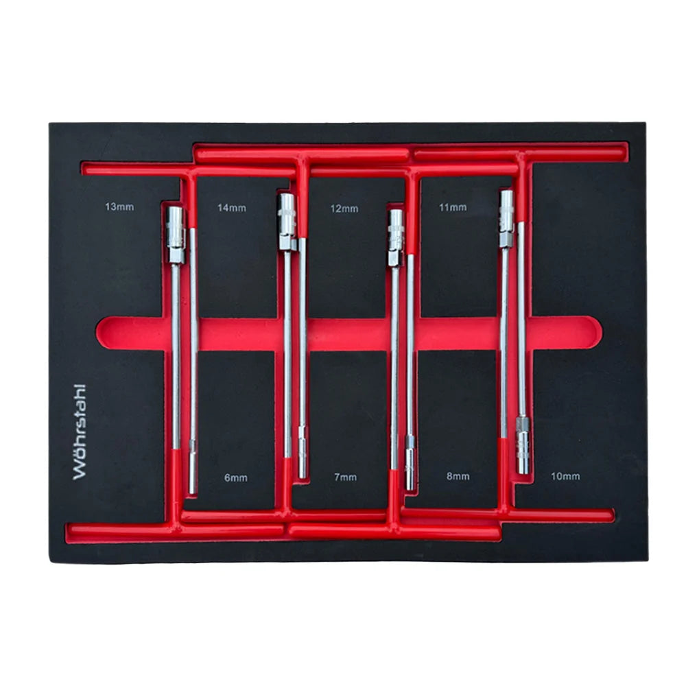 Wöhrstahl 7/7 – Tool trolley with tools, 7 drawers, 267 pcs Cr-V