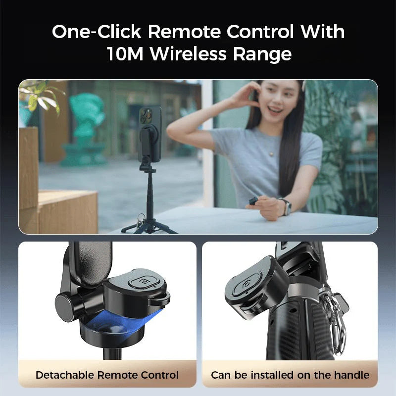 🔥Hot Sale（💥50%OFF）🔥4-in-1 Multifunctional 360° Rotation Magnetic Selfie Stick