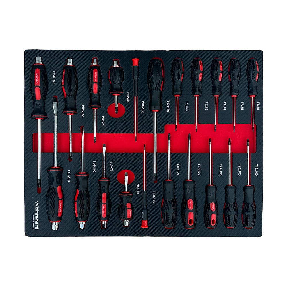 Wöhrstahl 10/12 – Tool trolley with tools, 12 drawers, 350 pcs Cr-V