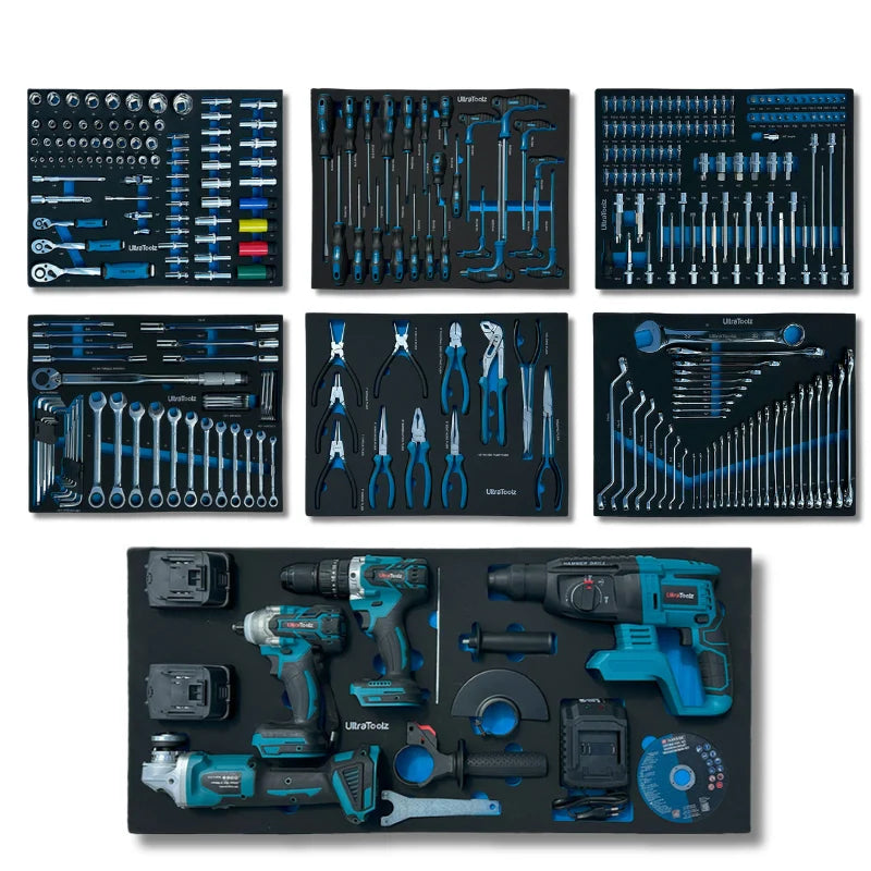 UltraToolz 7/7 – Tool trolley with power tools, 316 pcs