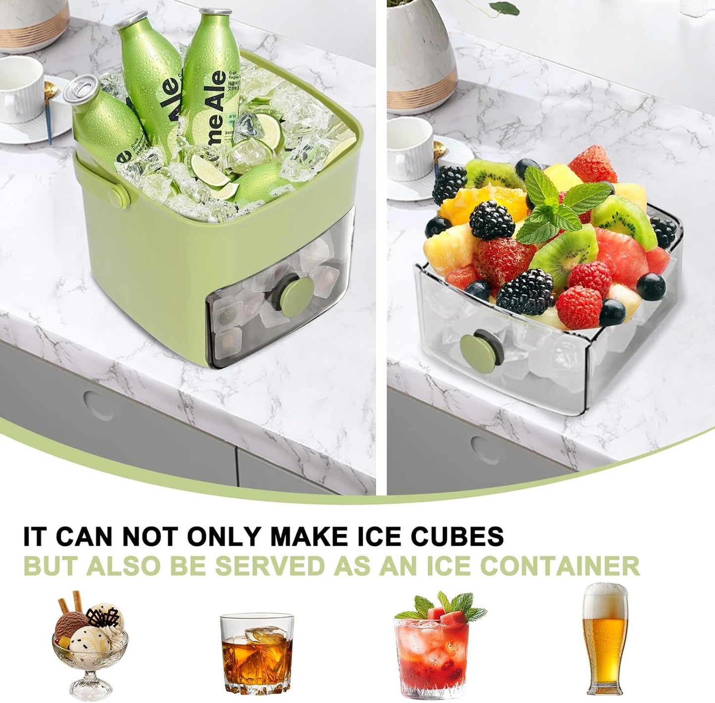 One-Click Ice in Seconds – No More Messy, Slow Ice Trays!health companion