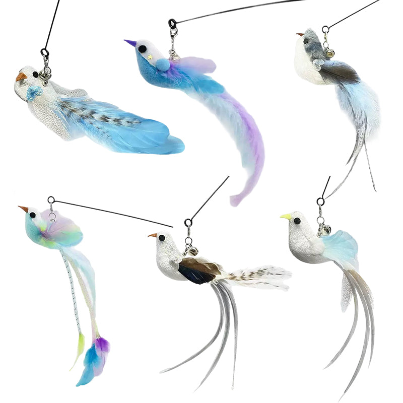 Interactive Bird Simulation Cat Toy Set
