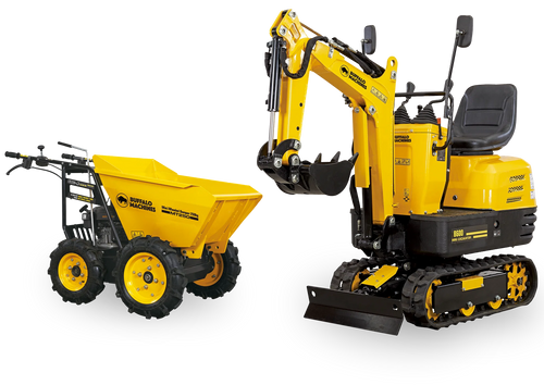 Buffalo B600 Micro Digger and MT250 Dumper Package