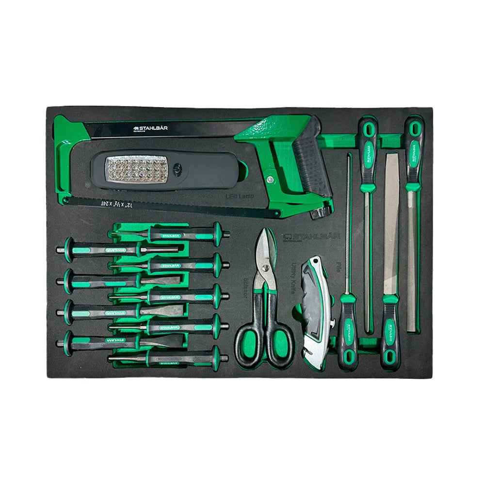 Stahlbär 10/13 – Tool trolley with tools, 13 drawers, 271 pcs