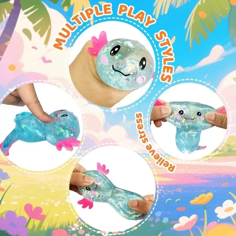 🎁✨ Cute Squishy Series 4-Pack – Ultra Soft Slow Rising Balls for Stress Relief & Sensory Fun!
