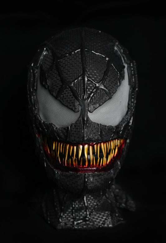 Black Symbiosis Movable Jaw Face Shell Mask – joyydesign