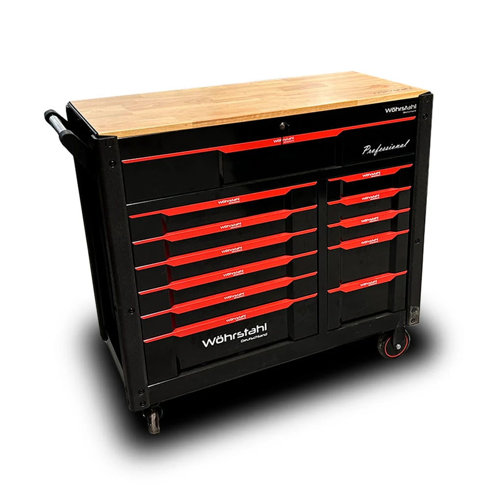 Wöhrstahl 10/12 – Tool trolley with tools, 12 drawers, 350 pcs Cr-V
