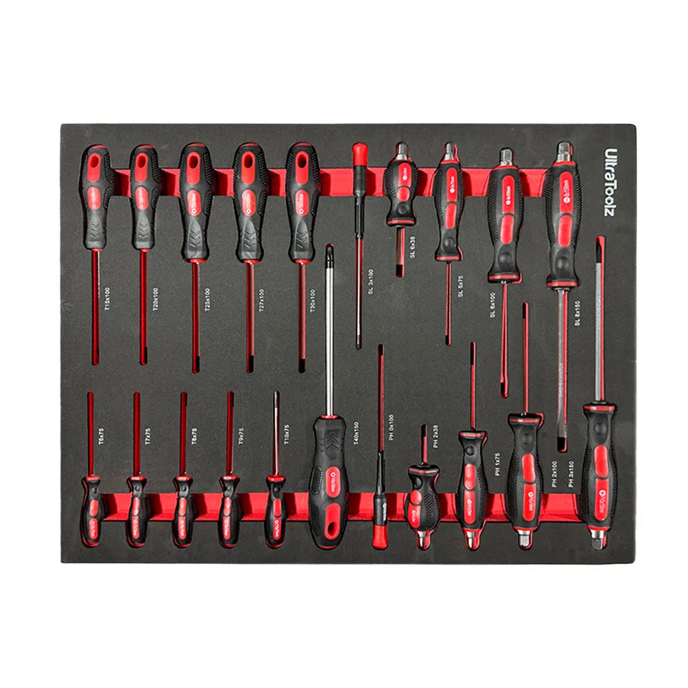 UltraToolz 8/8 – Tool trolley with tools, 8 drawers, 291 pcs