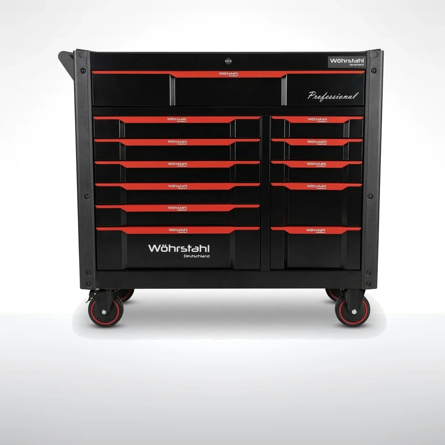 Wöhrstahl 10/12 – Tool trolley with tools, 12 drawers, 350 pcs Cr-V