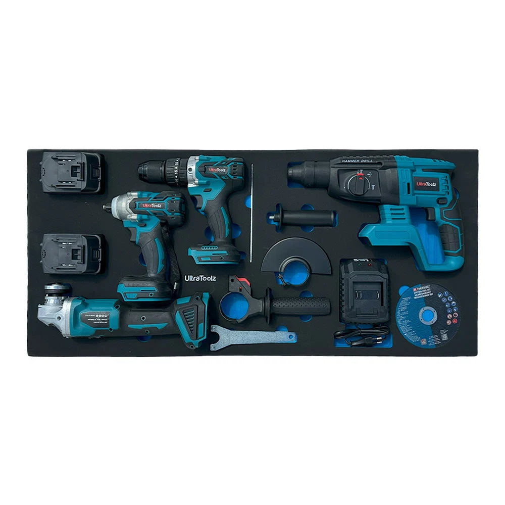 UltraToolz 7/7 – Tool trolley with power tools, 316 pcs