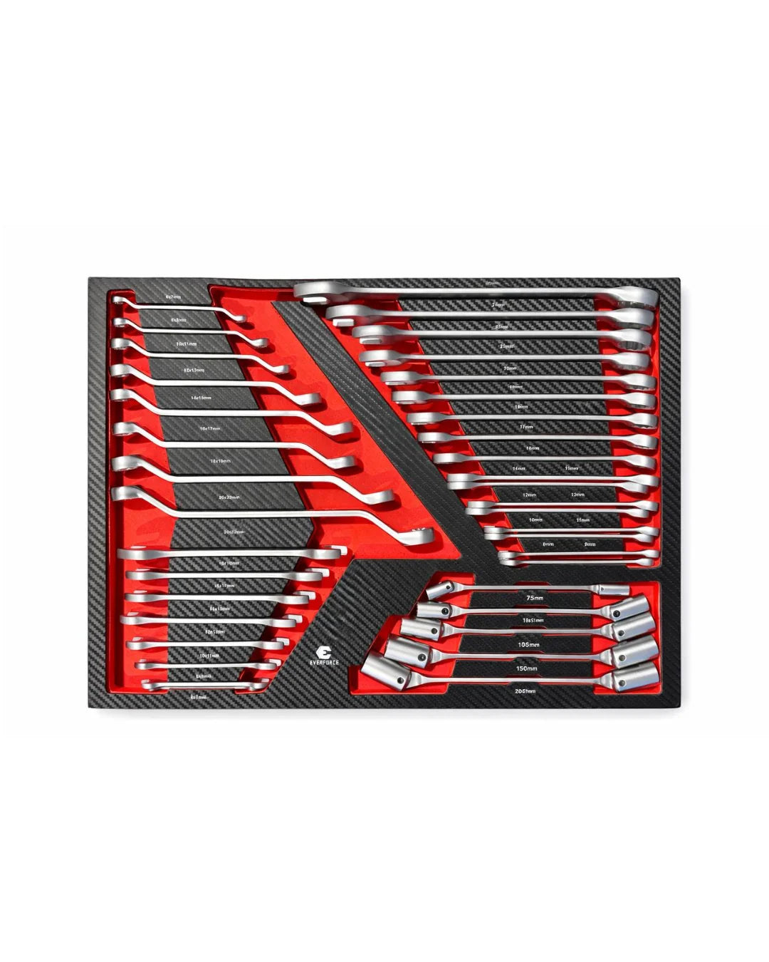 EVERFORCE – Tool trolley with tools, 12 drawers, 300 pcs