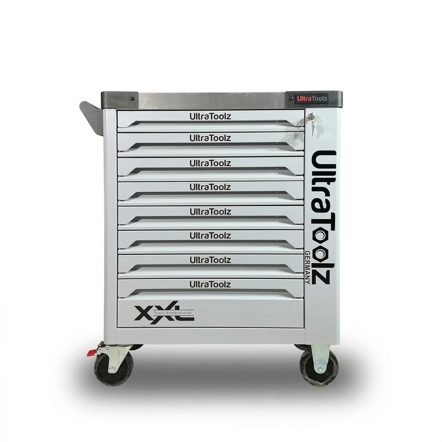 UltraToolz 8/8 – Tool trolley with tools, 8 drawers, 291 pcs