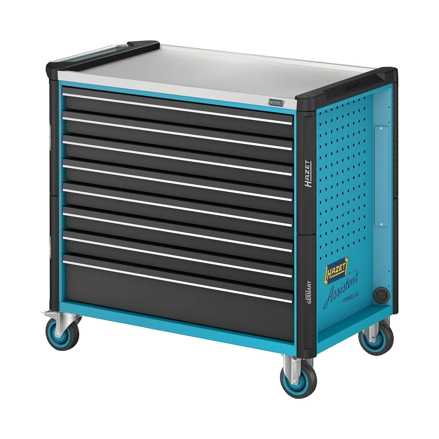 HAZET 179NXXL-8D Assistent – Tool trolley with tools, 8 drawers, 619 tools