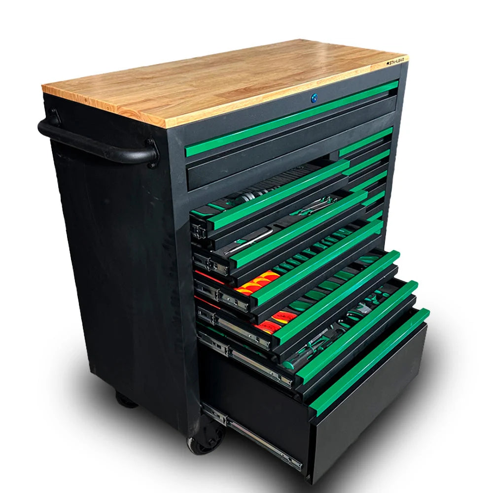Stahlbär 10/13 – Tool trolley with tools, 13 drawers, 271 pcs