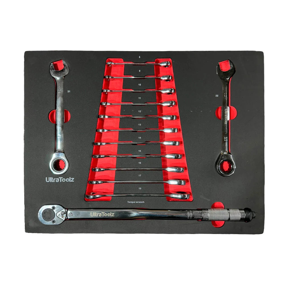 UltraToolz 8/8 – Tool trolley with tools, 8 drawers, 291 pcs