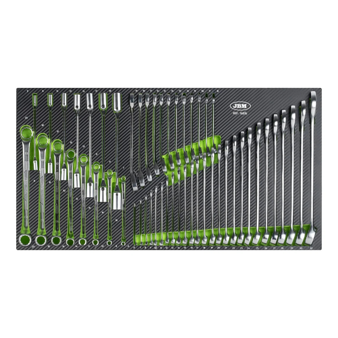 Tool trolley with tools, 8 drawers, 482 pcs, Carbon EVA