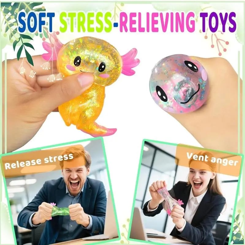 🎁✨ Cute Squishy Series 4-Pack – Ultra Soft Slow Rising Balls for Stress Relief & Sensory Fun!