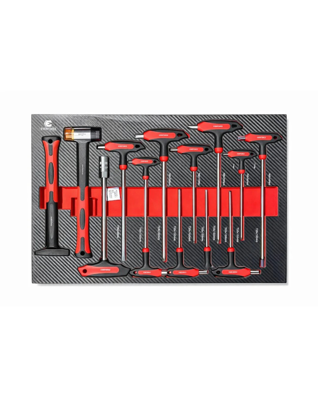 EVERFORCE – Tool trolley with tools, 12 drawers, 300 pcs