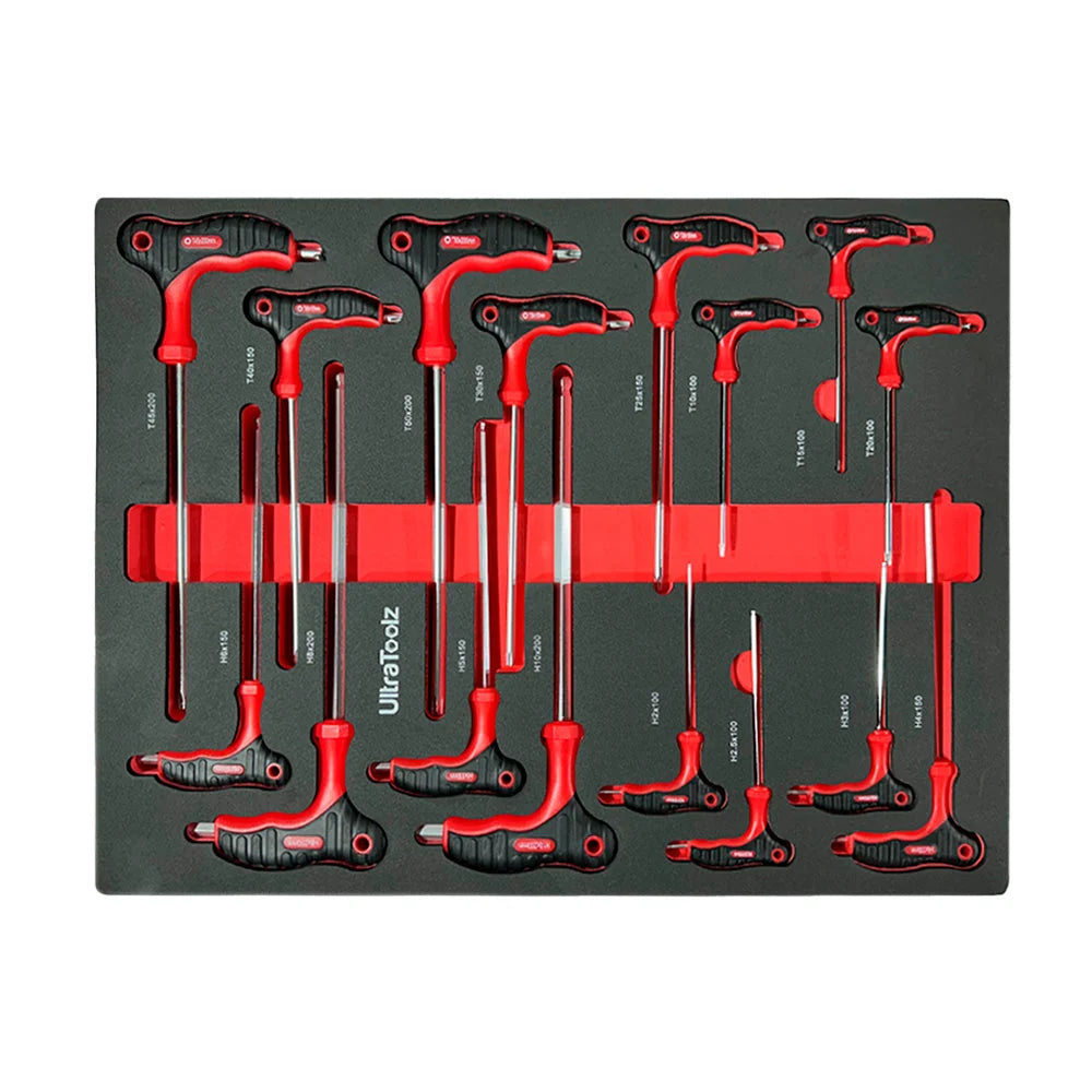UltraToolz 8/8 – Tool trolley with tools, 8 drawers, 291 pcs