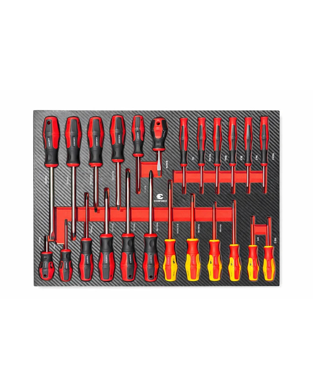 EVERFORCE – Tool trolley with tools, 12 drawers, 300 pcs