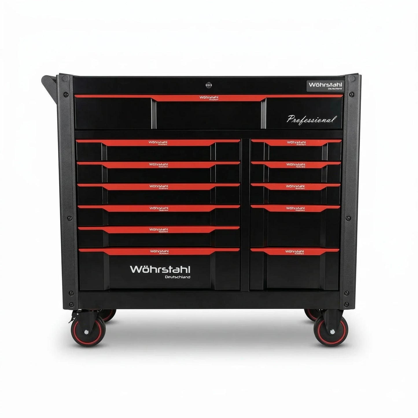 Wöhrstahl 10/12 – Tool trolley with tools, 12 drawers, 350 pcs Cr-V