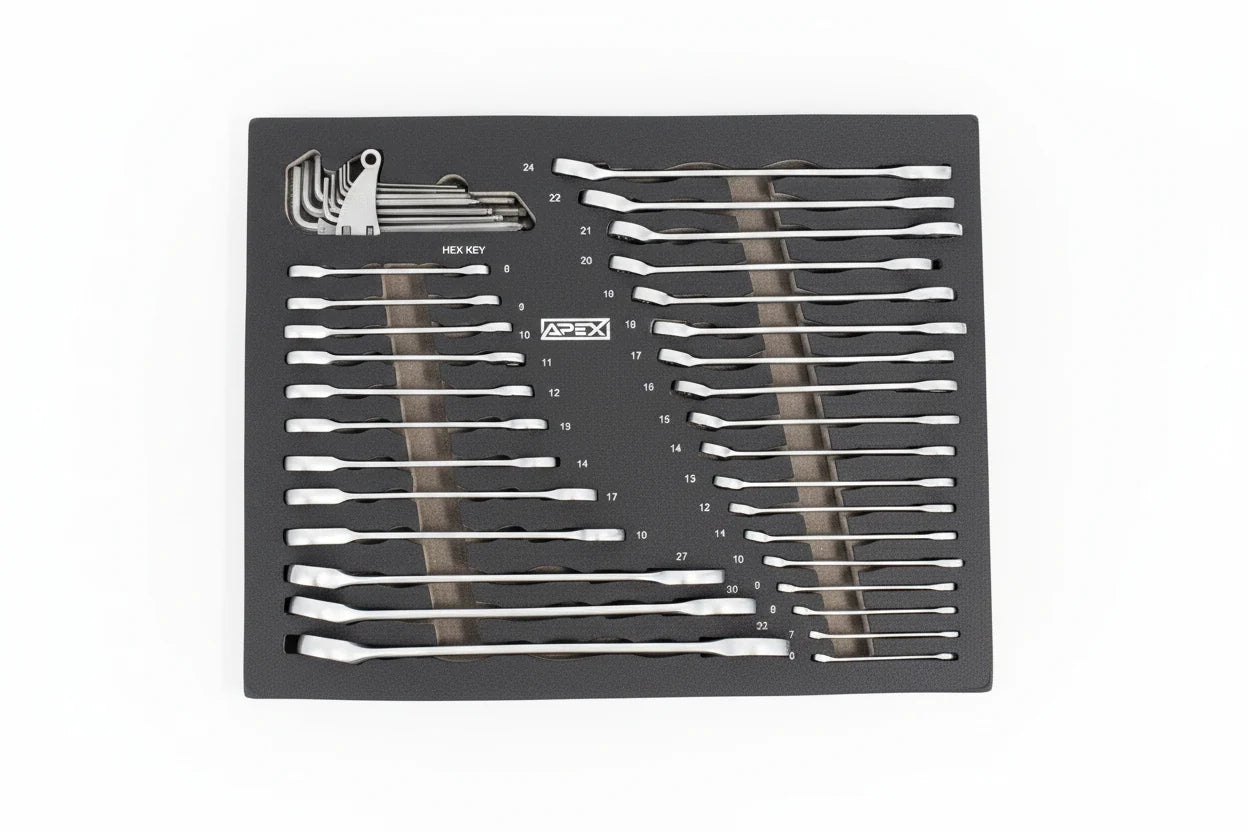 APEX XXXL – Tool trolley with tools, 12 drawers, over 300 pcs, EVA