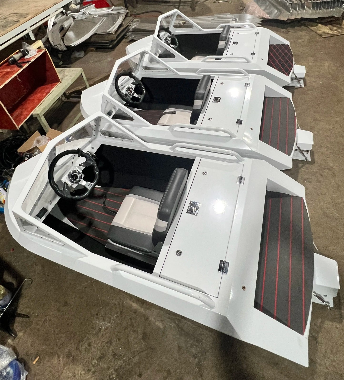 New Arrival Aluminum Powered Electric Jet Boat with Inboard Engine Speed Boat Mini Jet Boat