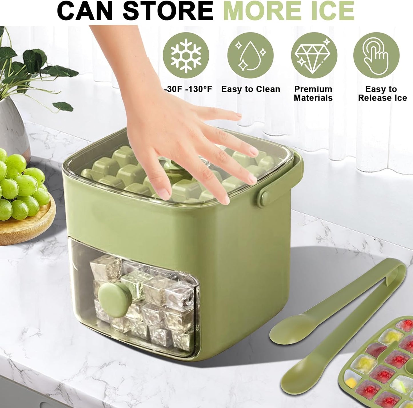 One-Click Ice in Seconds – No More Messy, Slow Ice Trays!health companion